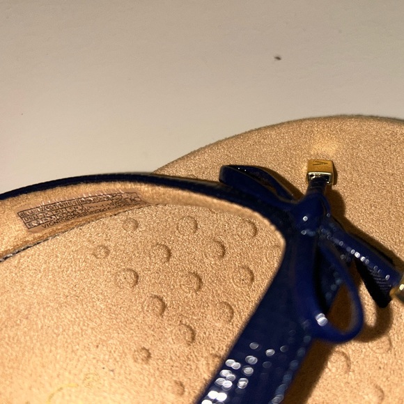 NEW Vionic Bella II Navy Midnight Blue Thong Flip Flop Sandals Size Orthopedic - Picture 2 of 9
